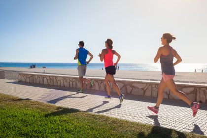 Running al Passeig Marítim de Miami Platja